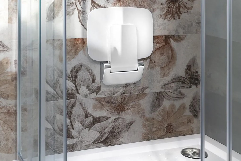 Polysan Polysan, SAAP összecsukható zuhanyülőke 35x32,8 cm, fehér, CW1110W