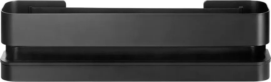 Fekete fali rozsdamentes acél fürdőszobai polc Nexio – Blomus