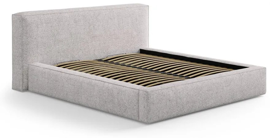 Bézs kárpitozott ágytámla 249x100 cm Olivia – Micadoni