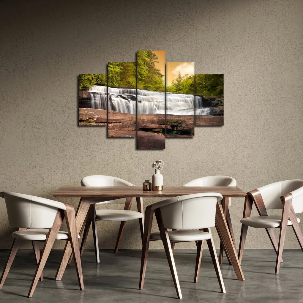 Egy vízesés képe (150x105 cm)