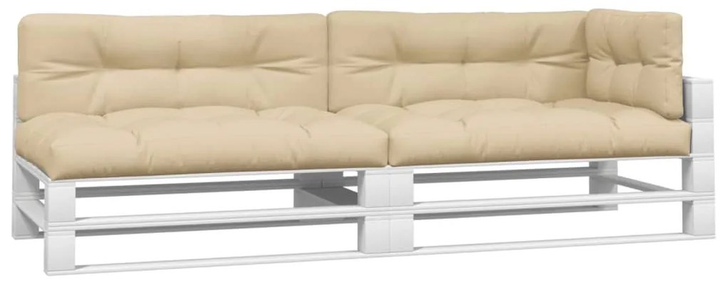 5 db bézs szövet raklappárna