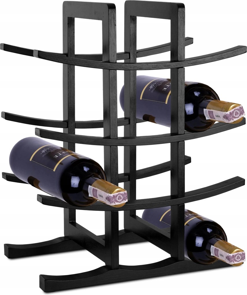 Todgar bambusz bortartó állvány, fekete