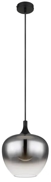 Globo 15548H - Csillár zsinóron MAXY 1xE27/40W/230V átm. 24 cm fekete