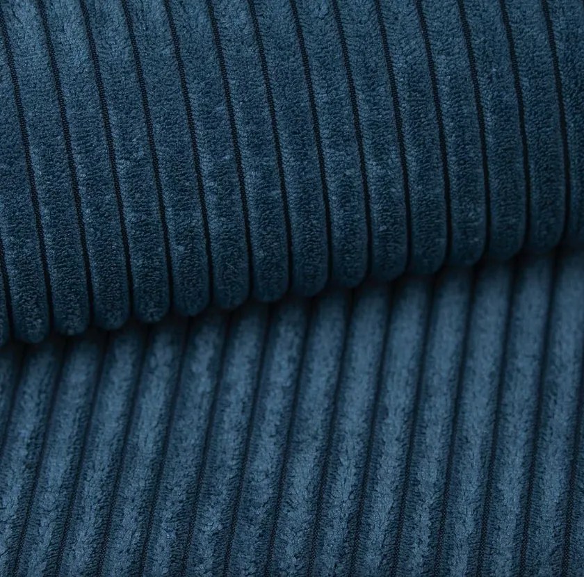 U alakú kihúzható kanapé TAVERO 321x140 cm, sötétkék