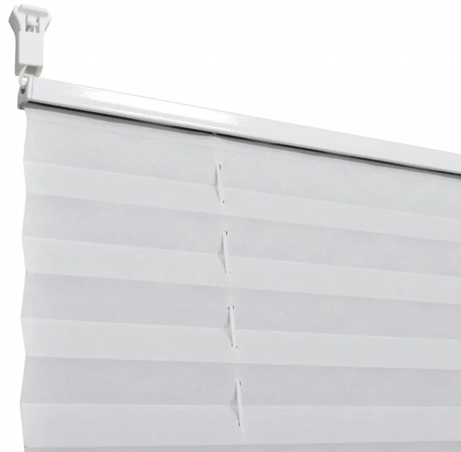 Plisse Roló 70 x 150 cm Fehér Redős Roló