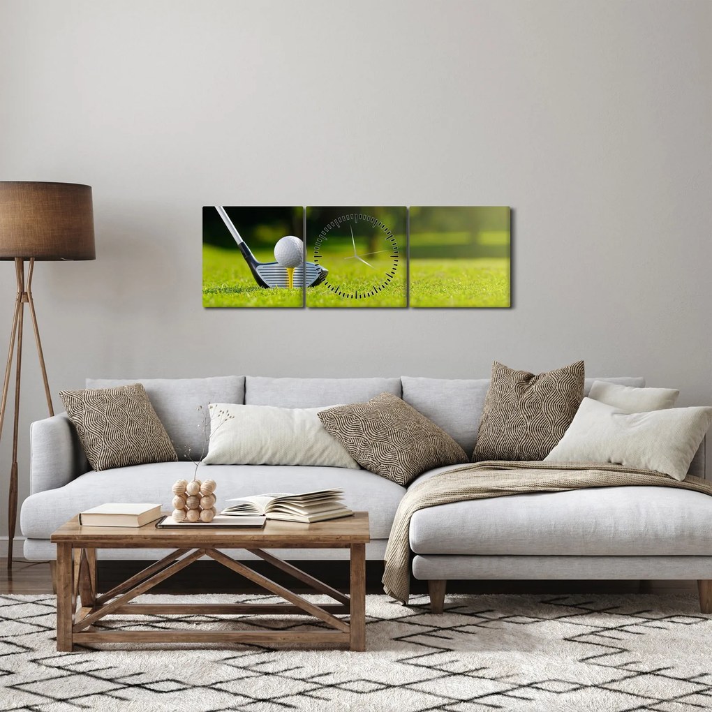 Kép - Golf (órával) (90x30 cm)