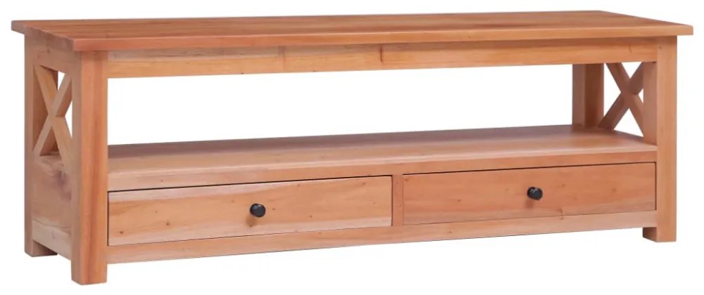 tömör mahagóni TV-szekrény 115 x 30 x 40 cm