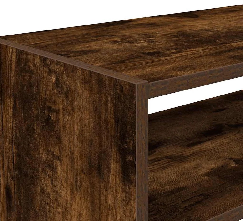 füstös tölgy cipőtartó állvány halmozható 60 x 30 x 30,5 cm