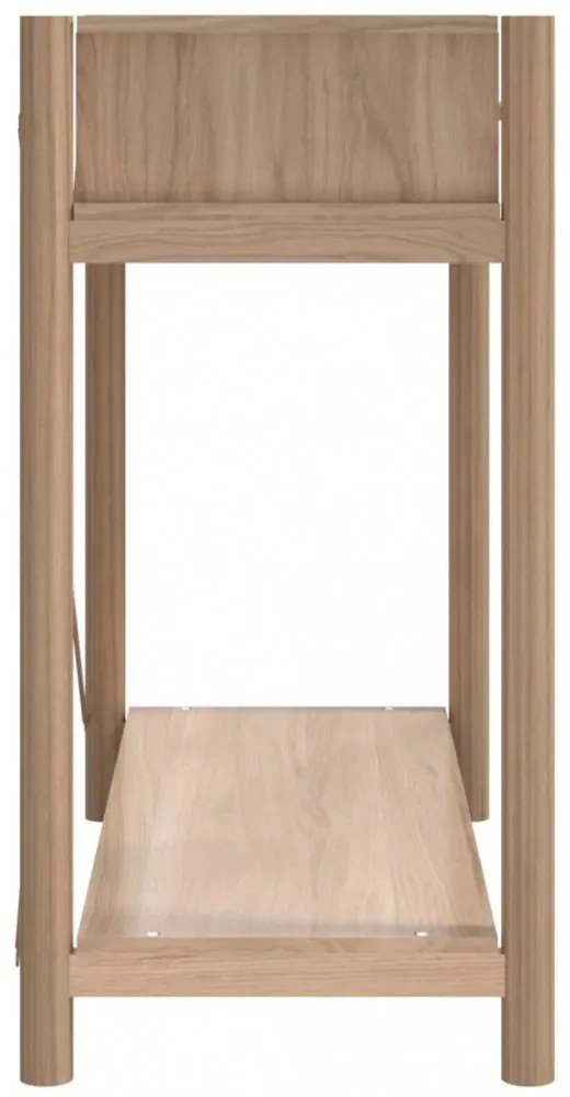 Szerelt fa tálalóasztal 82 x 38 x 75 cm