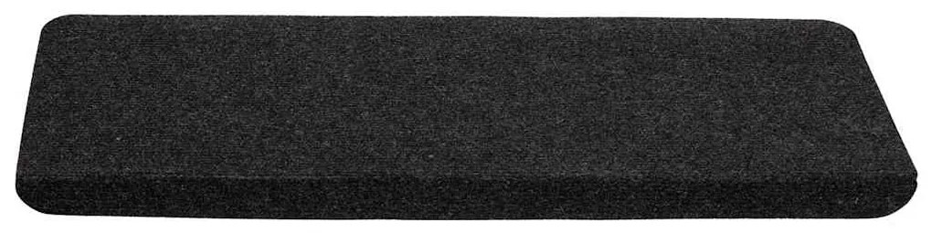 30 db fekete öntapadó lépcsőszőnyeg 65 x 24,5 x 3,5 cm