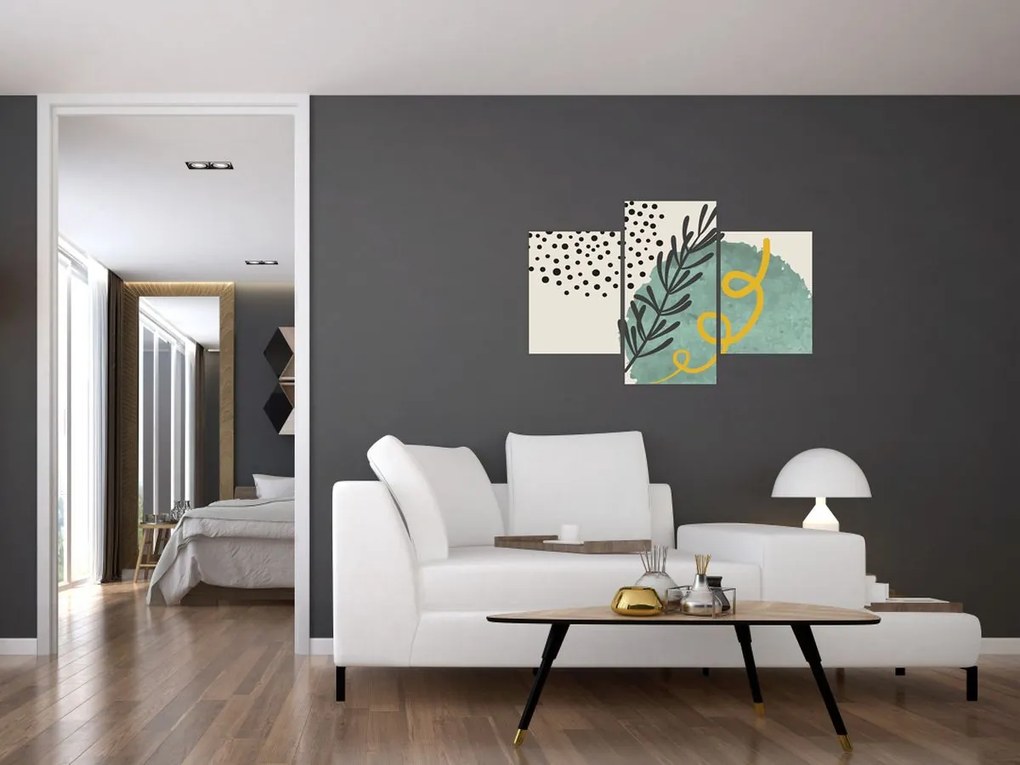 Kép - Absztrakt lapok N⁰1 (90x60 cm)