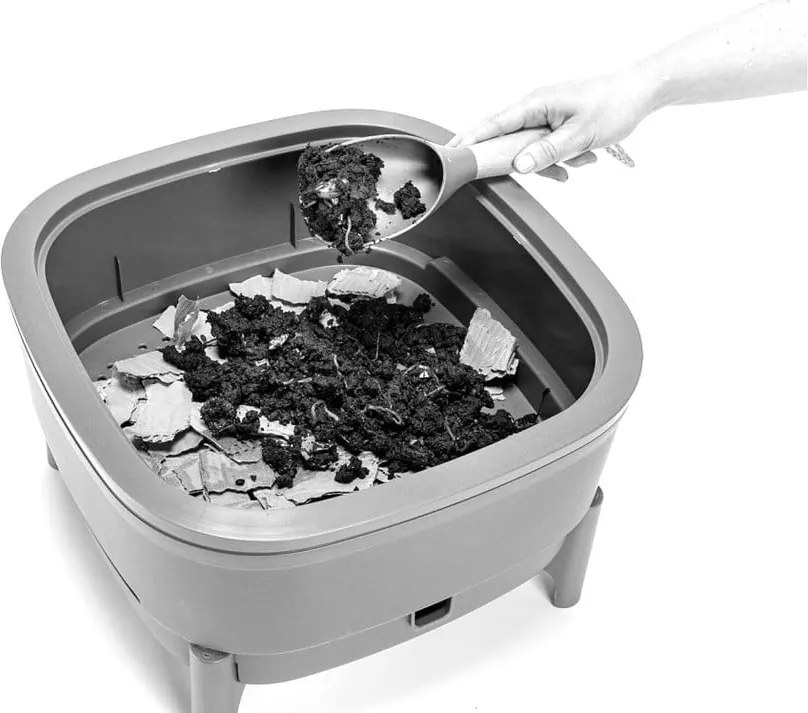 Szürke komposztáló 30 l Urbalive – Plastia