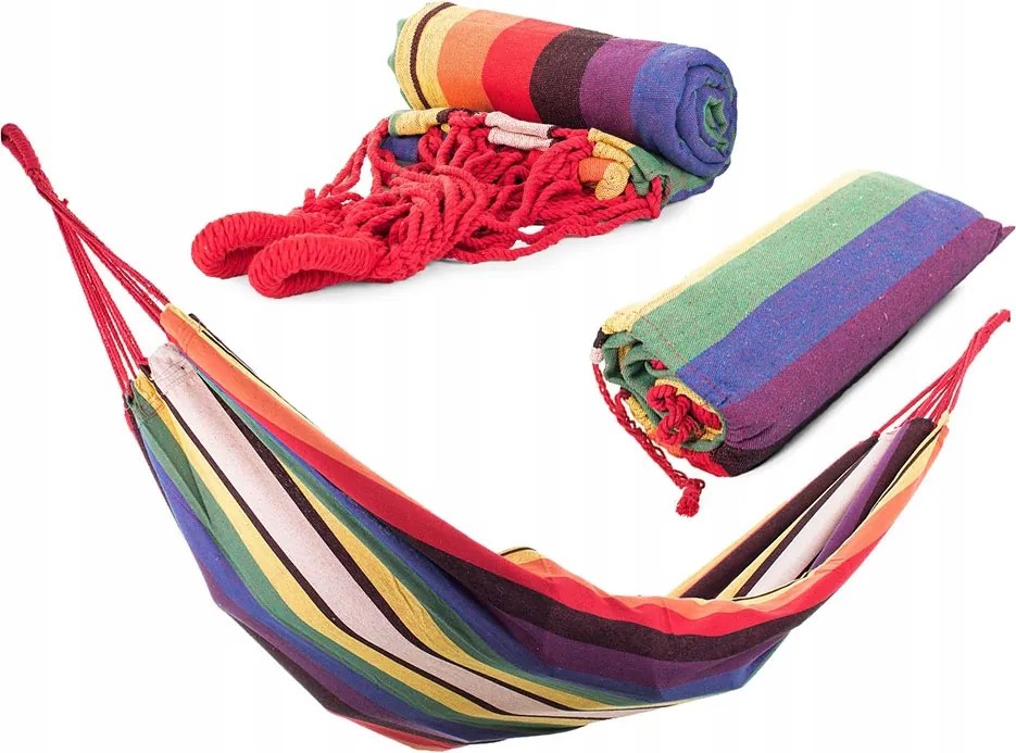 Kerti Függőágy Pamut Kétszemélyes 200x150 Hinta