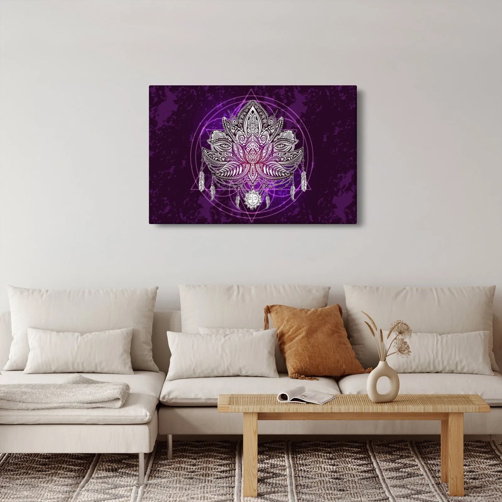 Kép - lótusz (90x60 cm)