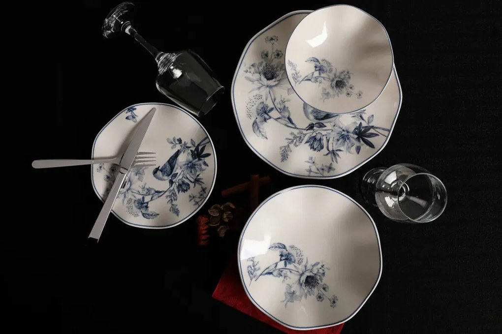 24 részes porcelán étkészlet