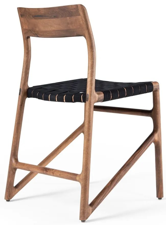 Fekete-barna étkezőszék Fawn – Gazzda