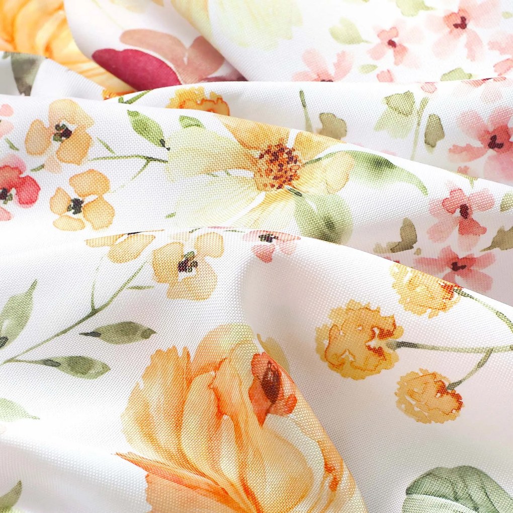 Goldea viaszosvászon terítő - hibiszkusz virágok 100 x 140 cm