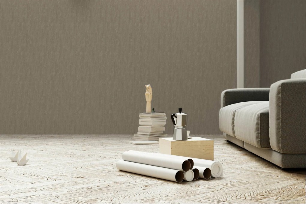 Zambaiti Parati Casa Chic Marezzato barna faerezetes texturált vlies tapéta – Z20116
