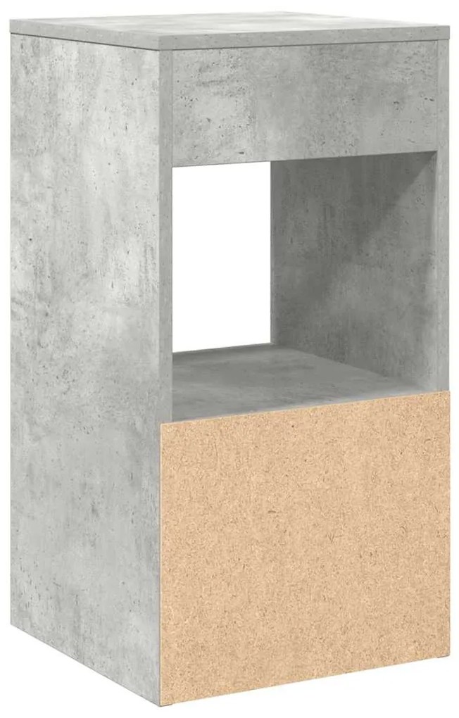 éjjeliszekrények fiókos 2 db betonszürke 35x34x66,5 cm