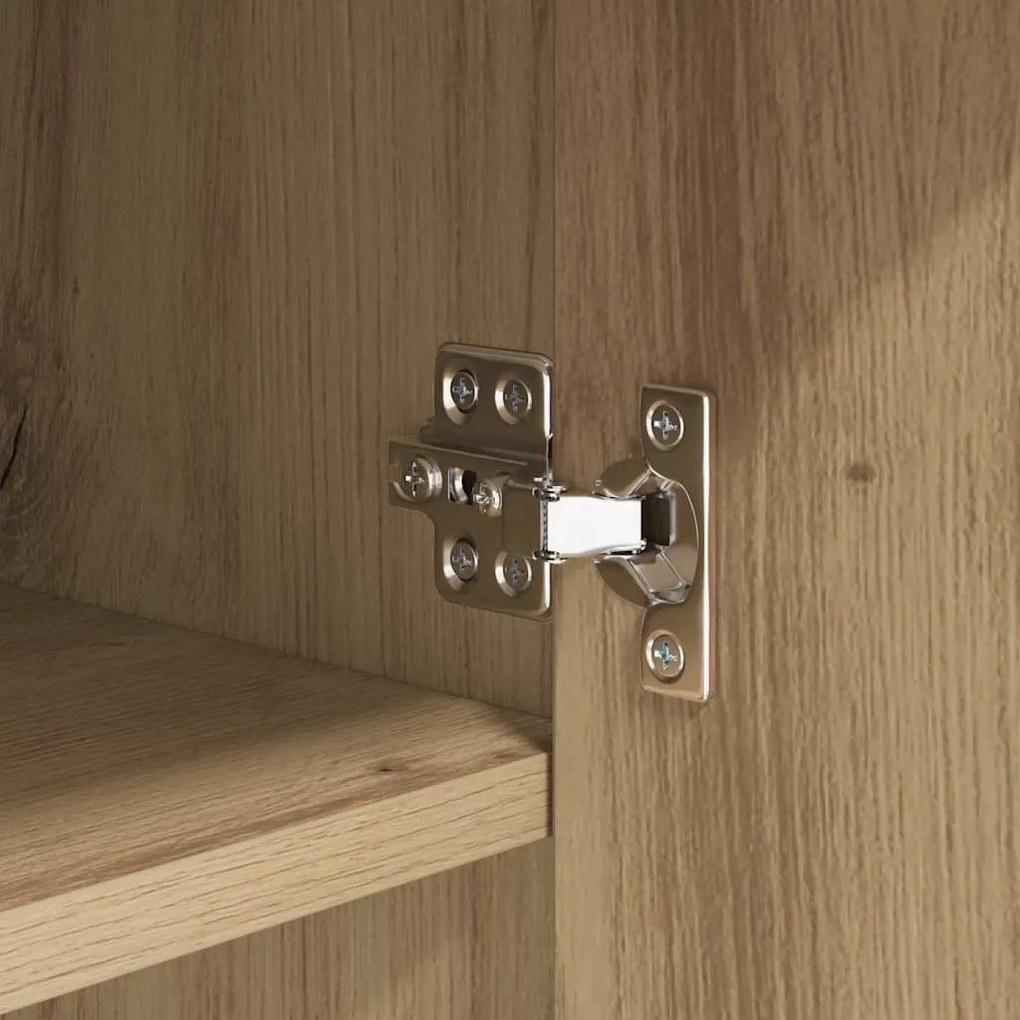 Széf fiókkal Musta tammi 42.5 x 40 x 93 cm Faanyag