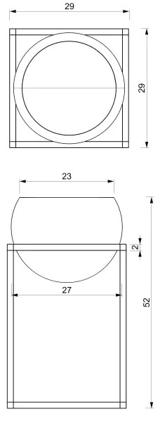 Fém virágcserép 51,3x29 cm fekete/arany
