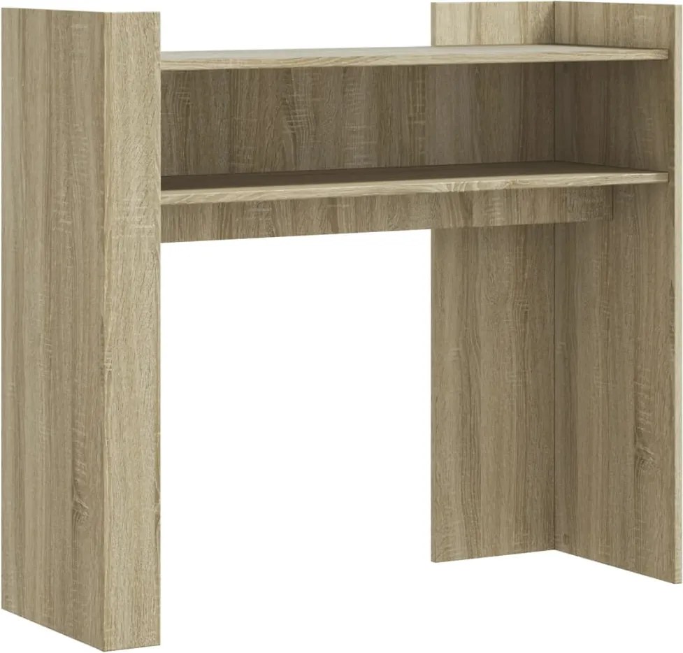 vidaXL sonoma tölgy színű szerelt fa tálalóasztal 100x35x90 cm