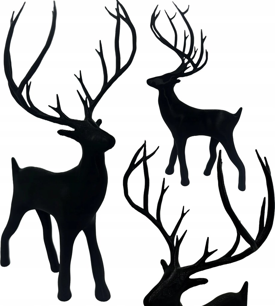 Szarvas Rénszarvas Figura Karácsony Karácsonyi Dekoráció