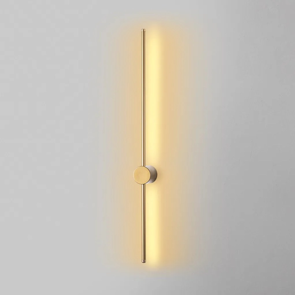 Sword 13487 arany fém LED falilámpa
