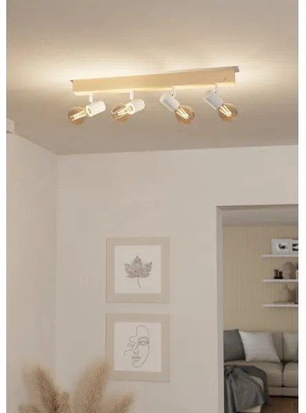Eglo 99485 - Spotlámpa TOWNSHEND 4xE27/60W/230V