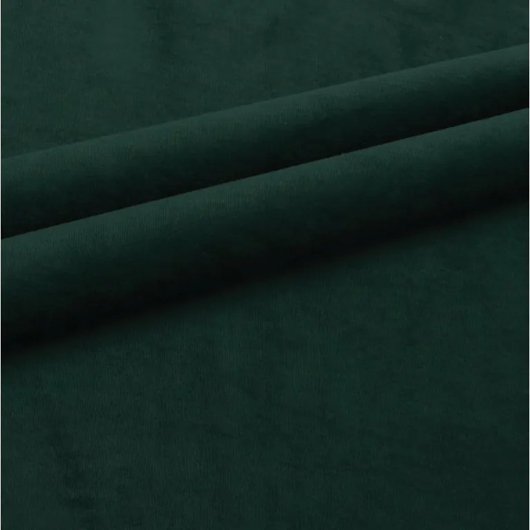 Ágyazható U alakú kanapé SILVIANO 300x140 cm, sötétzöld színű + 2 db díszpárna INGYEN
