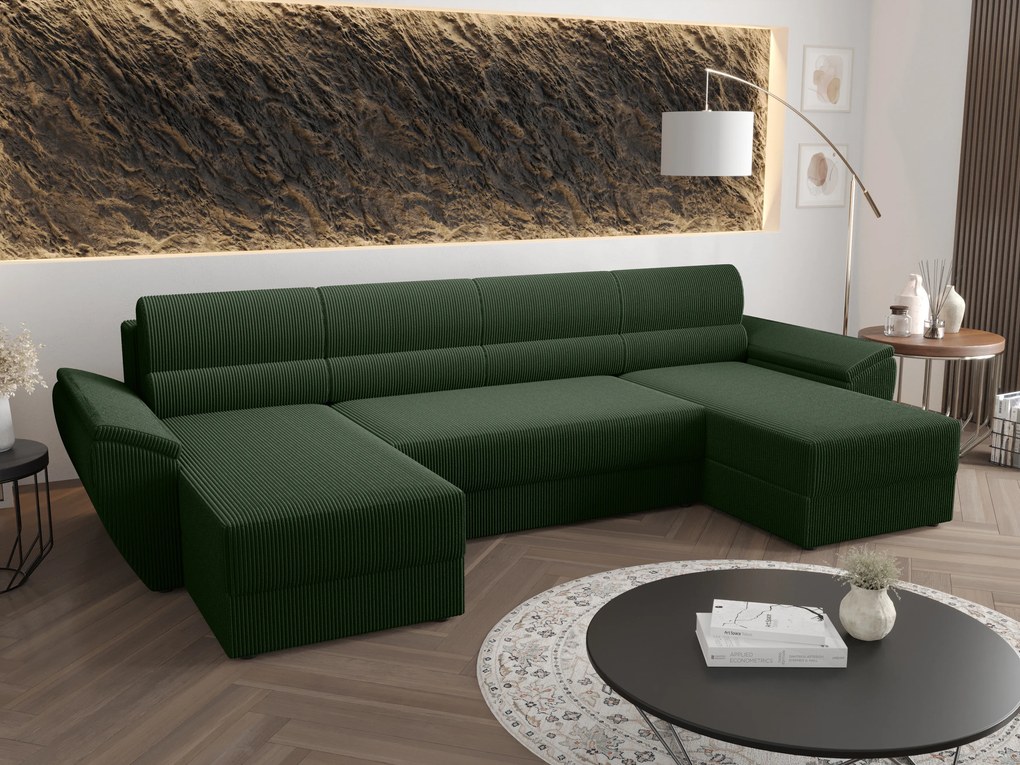 Sarok ülőgarnitúra U Radiant U2 (zöld). 1057530