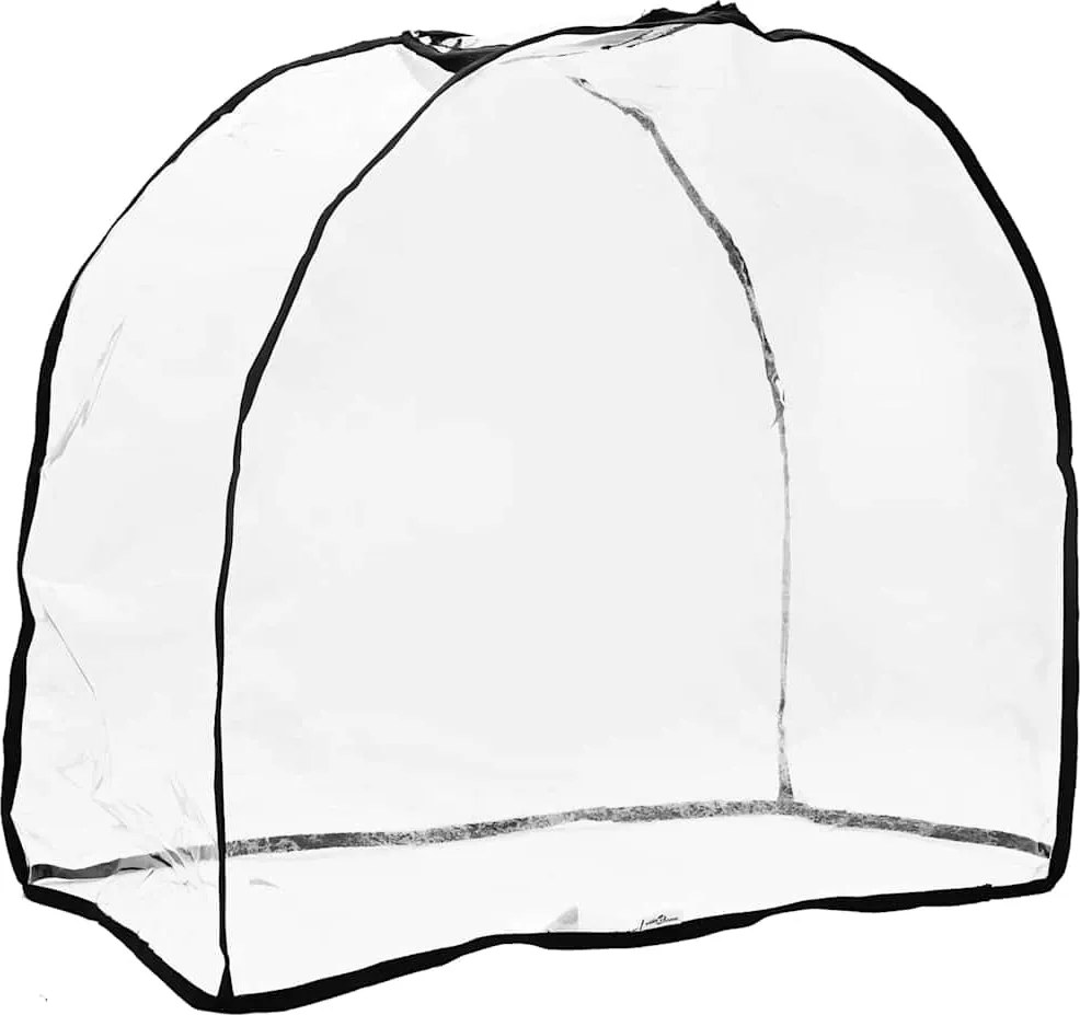 vidaXL Kisállat babakocsi takaró Átlátszó 66 x 35 x 59 cm PVC