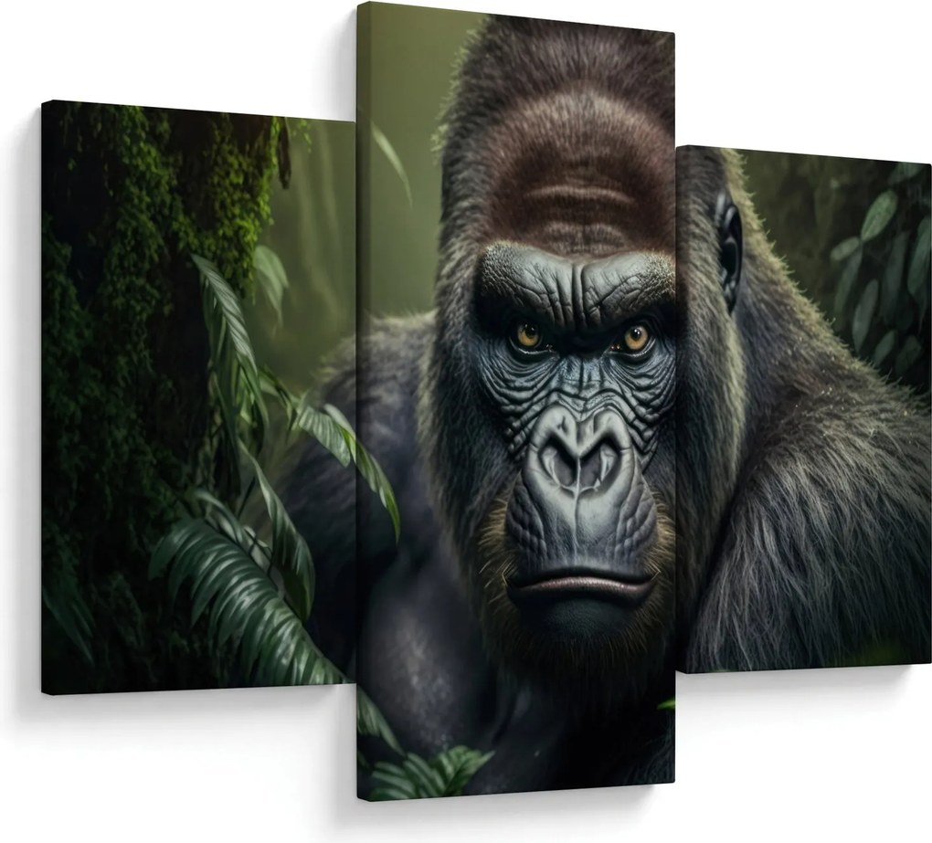 Kép - Egy gorilla portréja (90x60 cm)