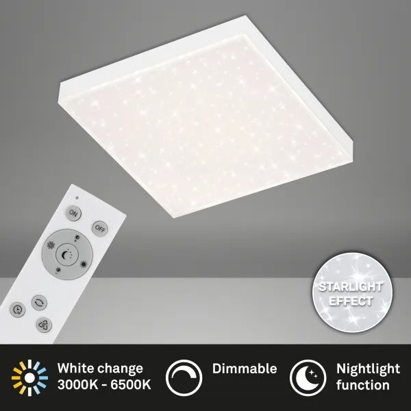 Briloner 7381-016 - LED Dimmelhető mennyezeti lámpa STARRY SKY LED/15W/230V + távirányító