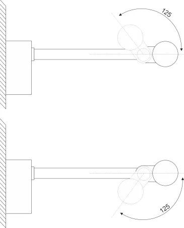 LED fürdőszobai tükörvilágítás MIRROR LED/6W/230V 4000K IP44 40 cm fekete
