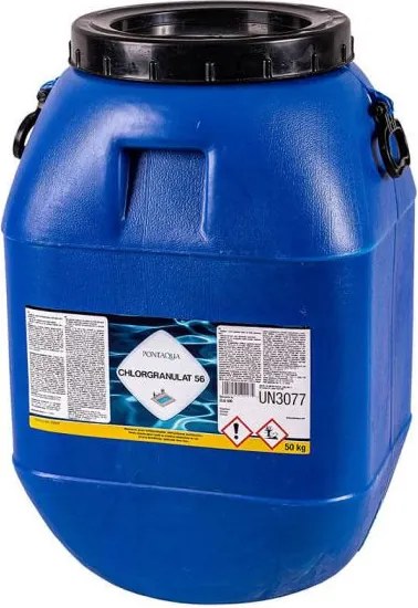 Stabilizált szilárd klórgranulátum 56% aktív klórtartalommal 50 kg