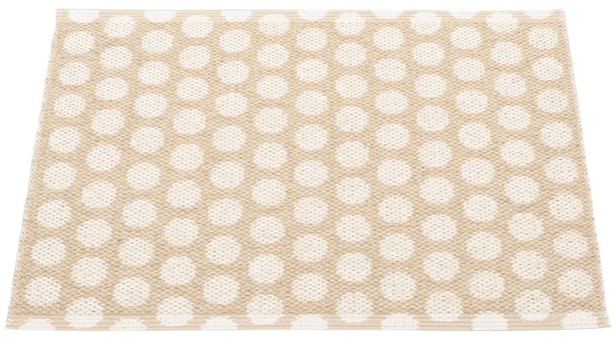 Bézs-krémszínű kültéri-beltéri szőnyeg 70x50 cm Noa Beige Vanilla – Pappelina