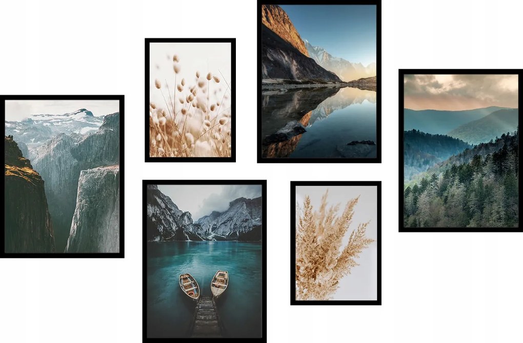 Extra Szett 6db-os Képek Poszterek keretben KP287