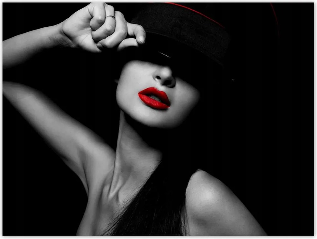 Poszterek 40x30 Vörös ajkak Rúzs