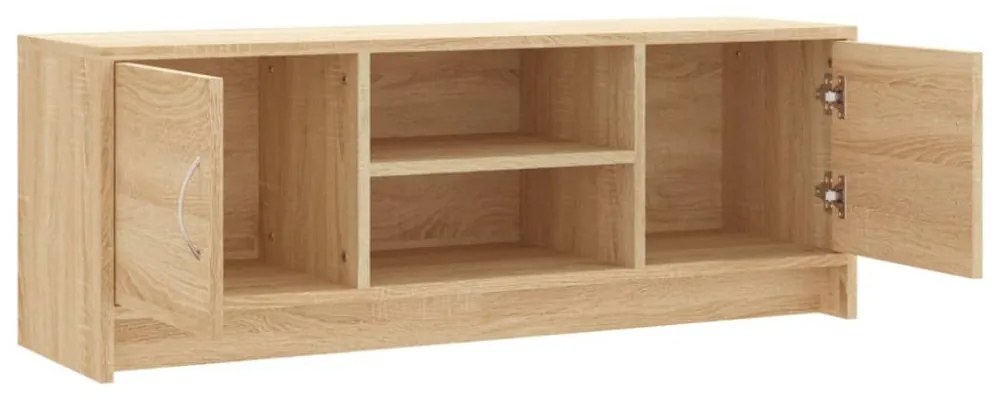 sonoma tölgy színű szerelt fa fali TV-szekrény 102x30x37,5 cm