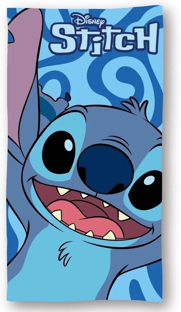 Gyermek törölköző Stitch kék 70X140cm Setino