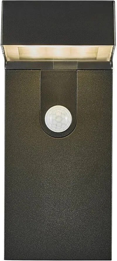 NORDLUX 2118231003 ALYA Fali Lámpa Mozgásérzékelővel Fekete LED IP44