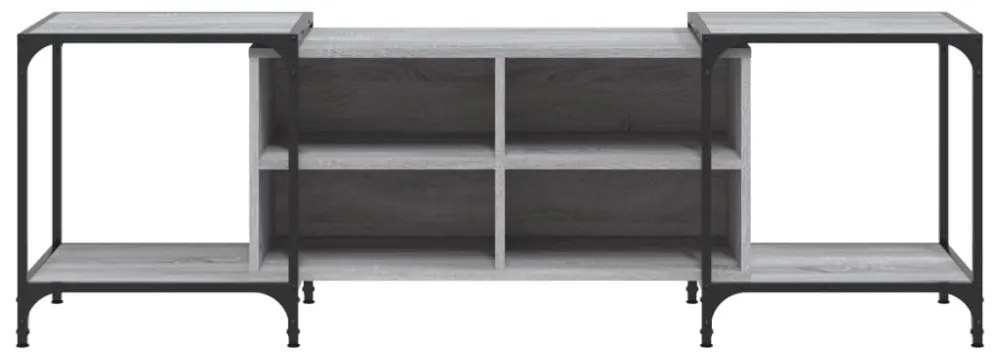 szürke sonoma színű szerelt fa TV-szekrény 153 x 37 x 50 cm