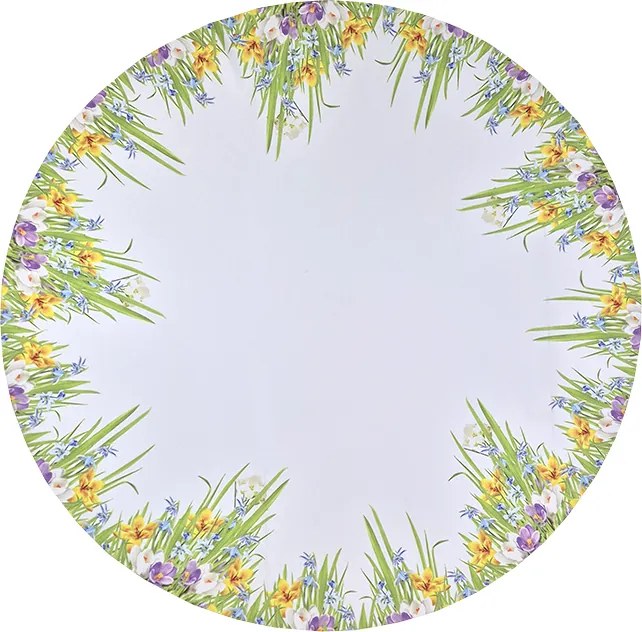 Húsvéti terítő O 120cm Tavaszi rét