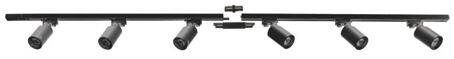 Zuma Line Zuma Line 3025 - Spotlámpa sínrendszerrel TORE 6xGU10/35W/230V fekete ZL0860