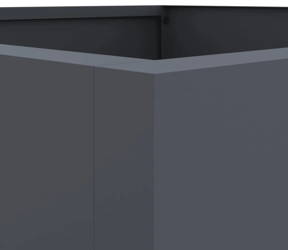 vidaXL antracitszürke acél növénytartó 52 x 48 x 75 cm