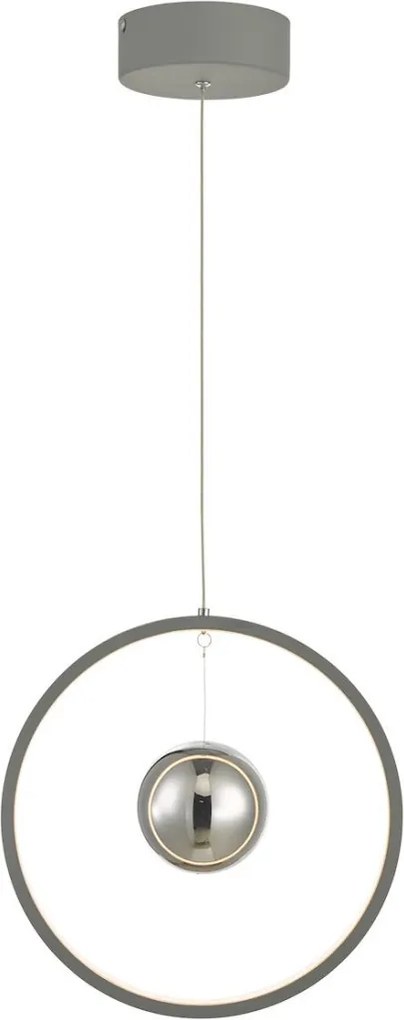 Dar Lighting MERCURY MER0139 Függőlámpa 1x18W/LED 2800K 785LM