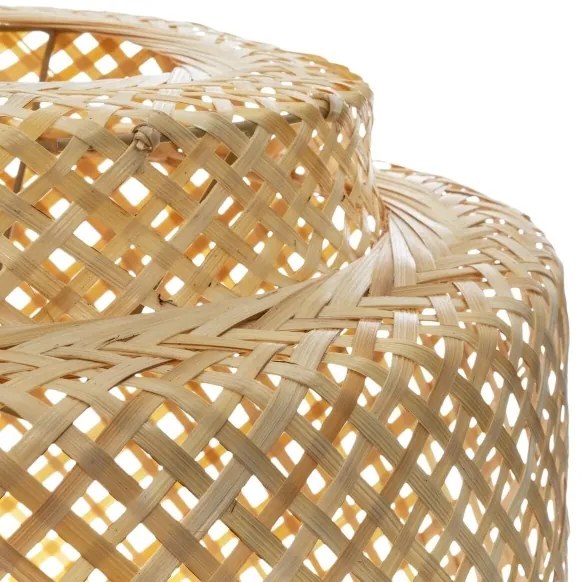 Atmosphera - Csillár zsinóron LIBY 1xE27/40W/230V bambusz