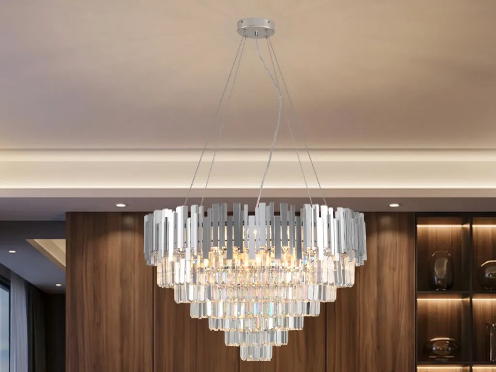 NEDES N2213 PLAZA Kristály Függesztett Lámpa IP20