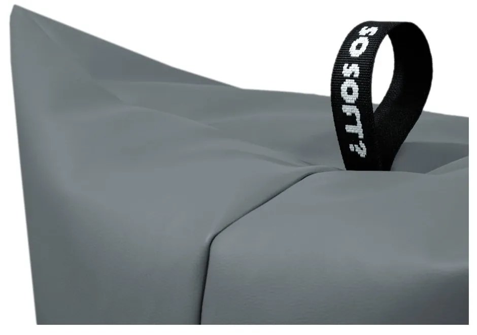 Piros bőrutánzat babzsákfotel Icy Sofa – So Soft?